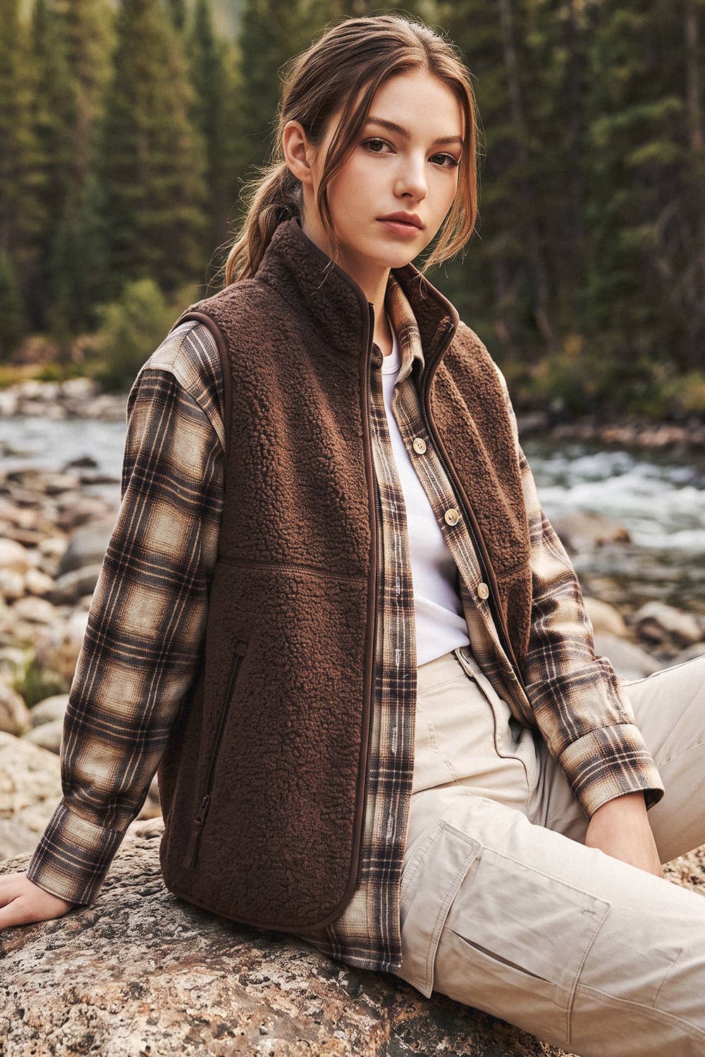 Weekend Plans Sherpa Vest