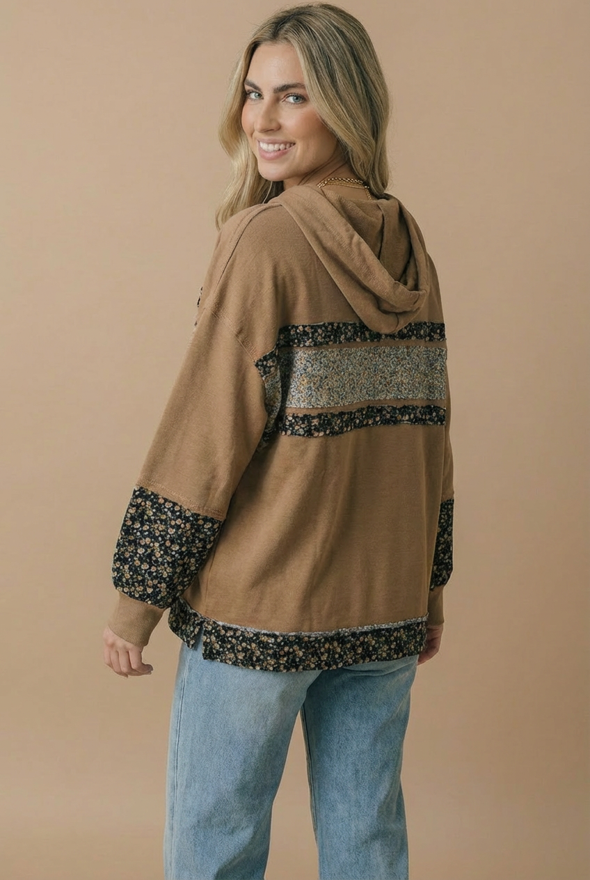 Wildflower Weekend Hoodie: Mocha