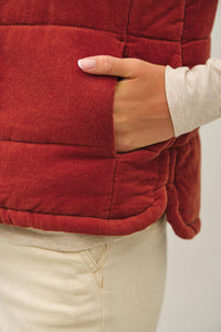 Good Call Corduroy Puffer Vest