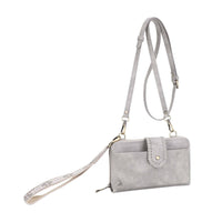 Camden Ridge Crossbody Wallet – Vegan Leather with Wristlet & Adjustable Strap