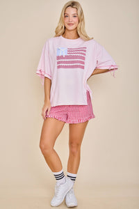 The Daisy Gingham Lounge Shorts