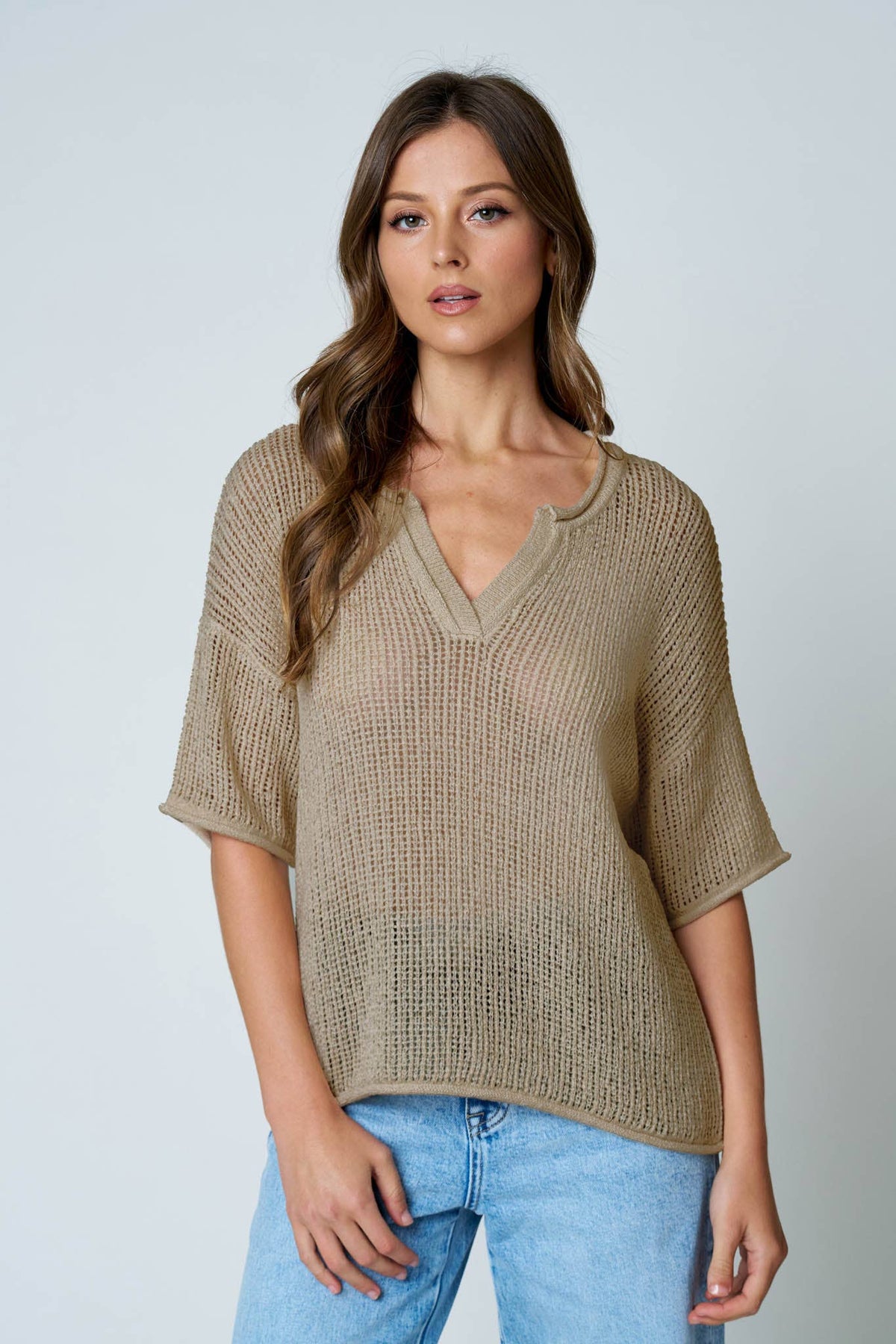 Breezy Crochet Sweater Top