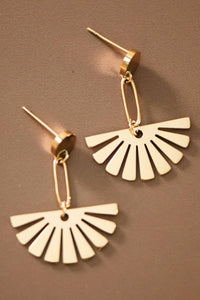 The Montclair Gold Earrings – 18K Gold Dipped Waterproof Stainless Steel Minimalist Earrings