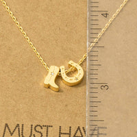 Lucky Cowgirl Charm Necklace – Western Boot & Horseshoe Pendant in Gold or Silver