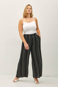 The Josette Printed Wide Leg Pants – Plus Size Boho Flow with Everyday Comfort