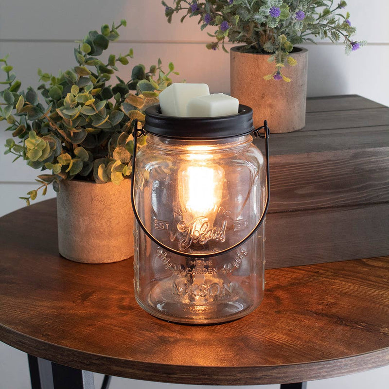 Mason Jar Edison Bulb Wax Melter