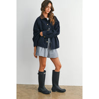 After Hours Corduroy Jacket: Navy