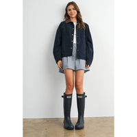 After Hours Corduroy Jacket: Navy