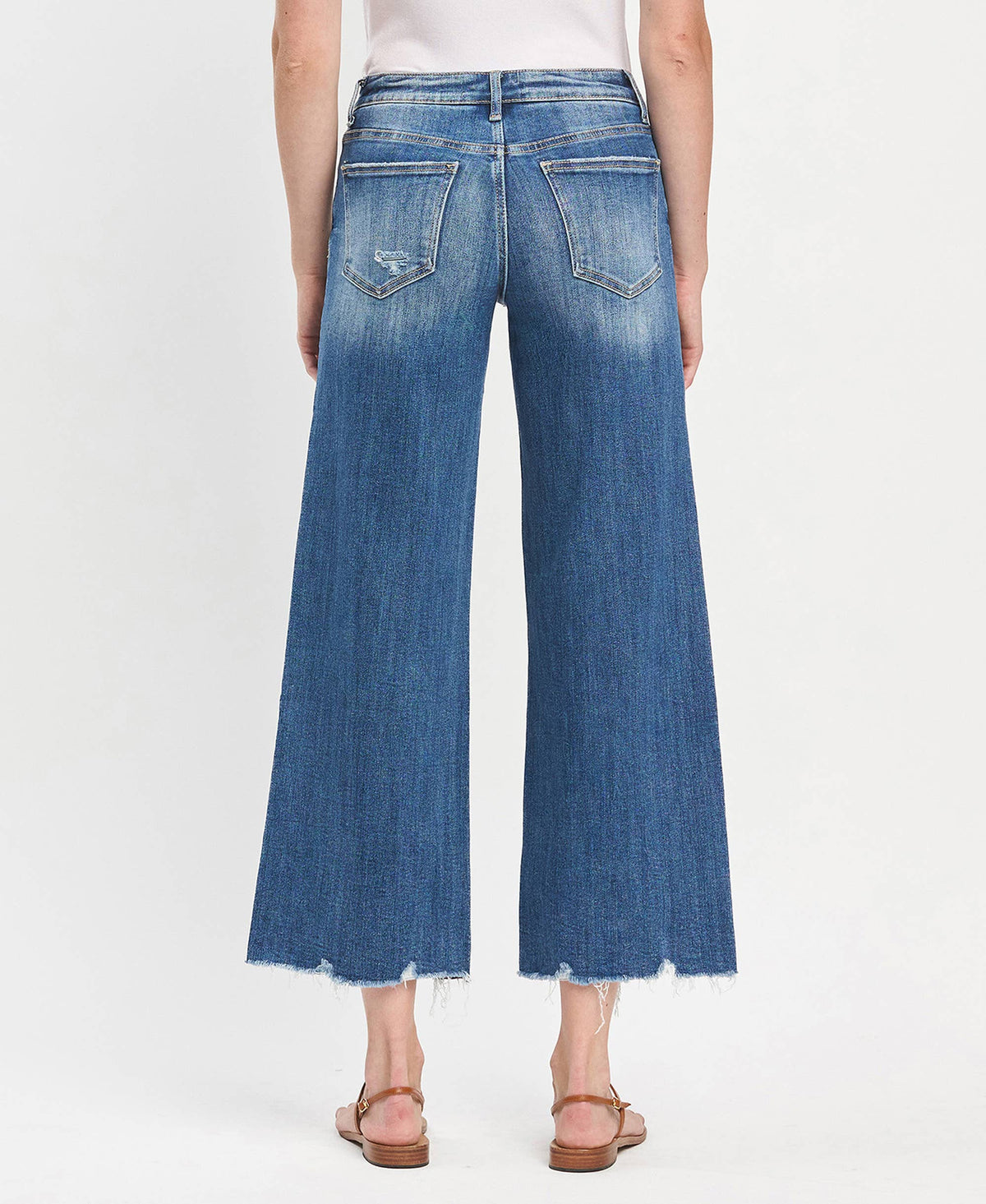 The Ellery Mid Rise Raw Hem Wide Leg Jeans – Lovervet by Flying Monkey