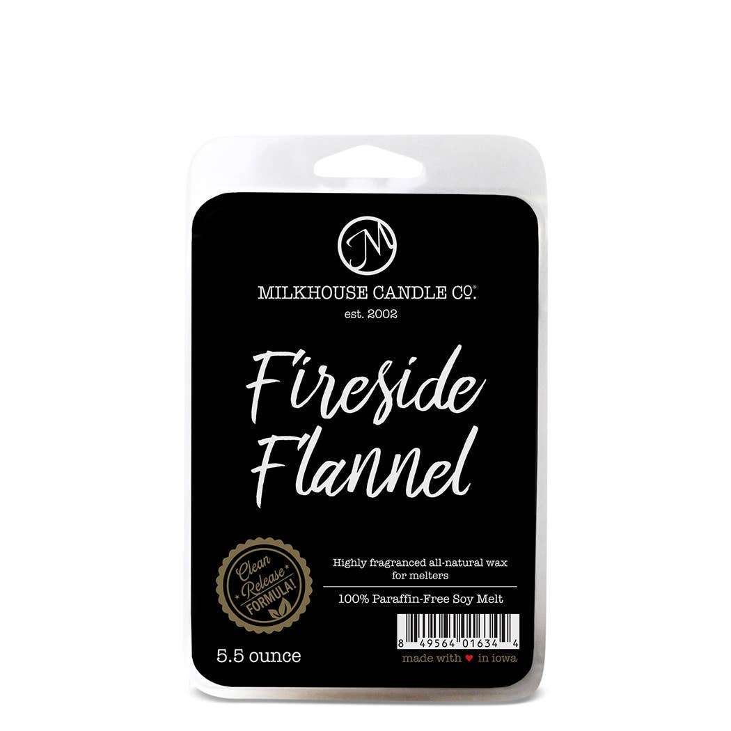 5.5 oz Wax Melts: Fireside Flannel