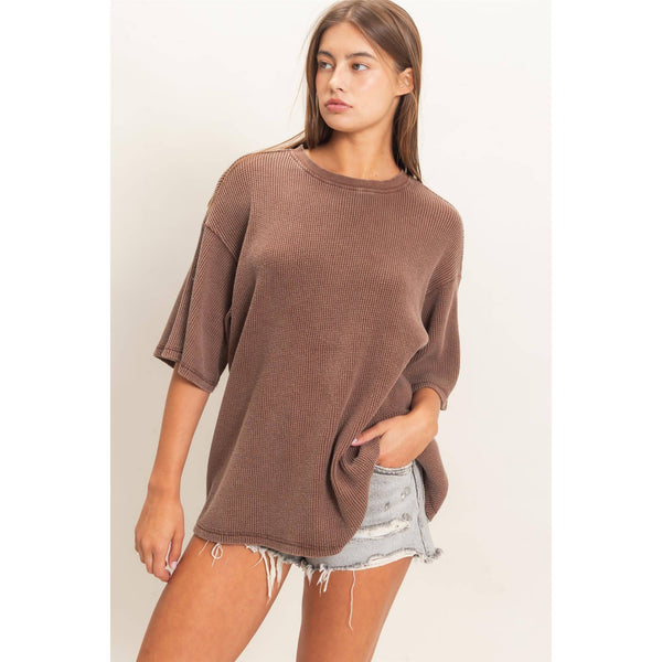 The Soft Landing Waffle Top