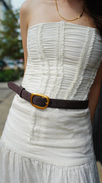 The Well Put Together Suede Belt