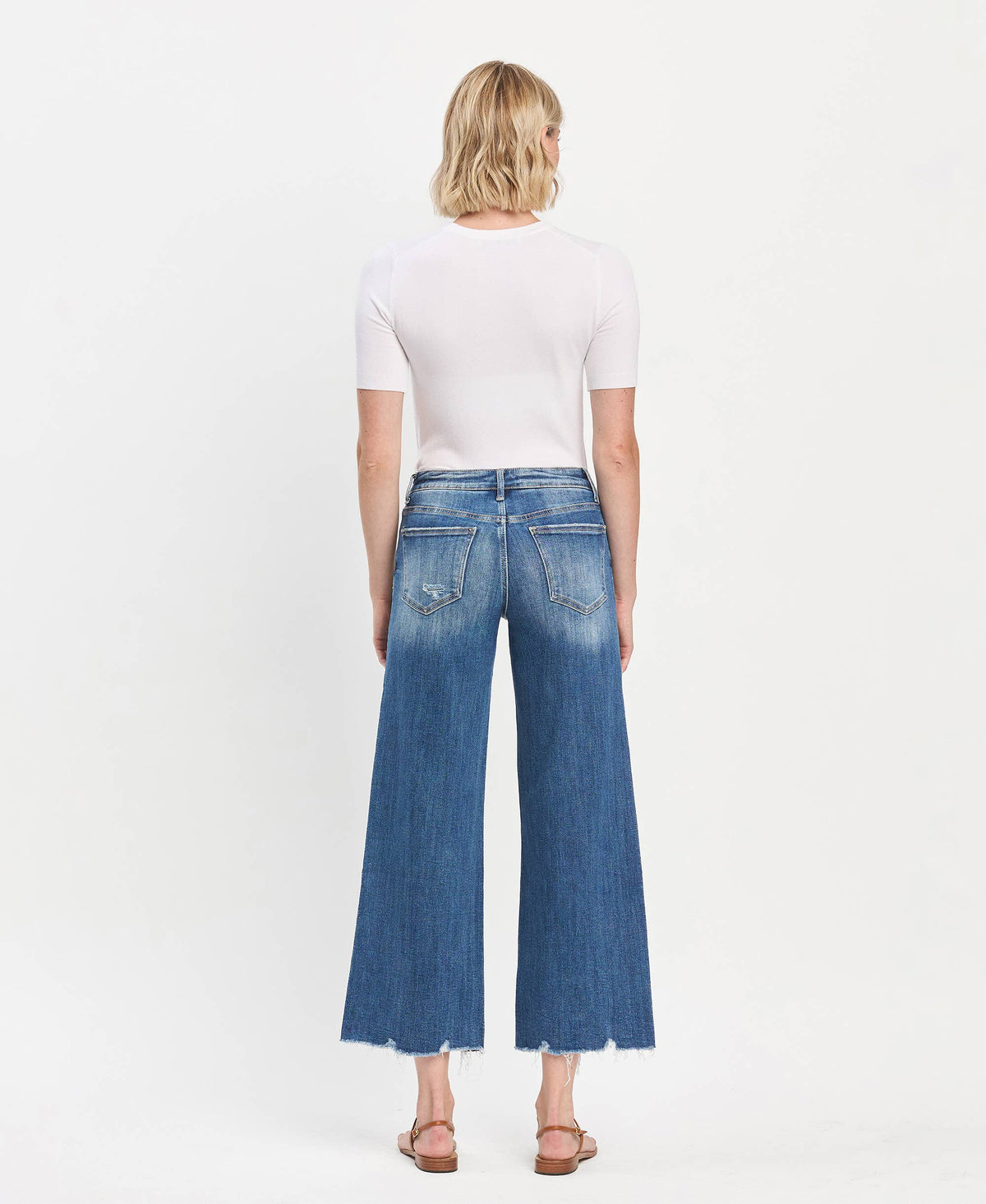 The Ellery Mid Rise Raw Hem Wide Leg Jeans – Lovervet by Flying Monkey