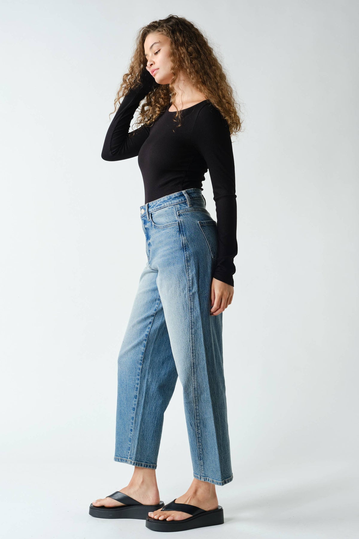 Barely There Boat Neck Micro-Ribbed Top