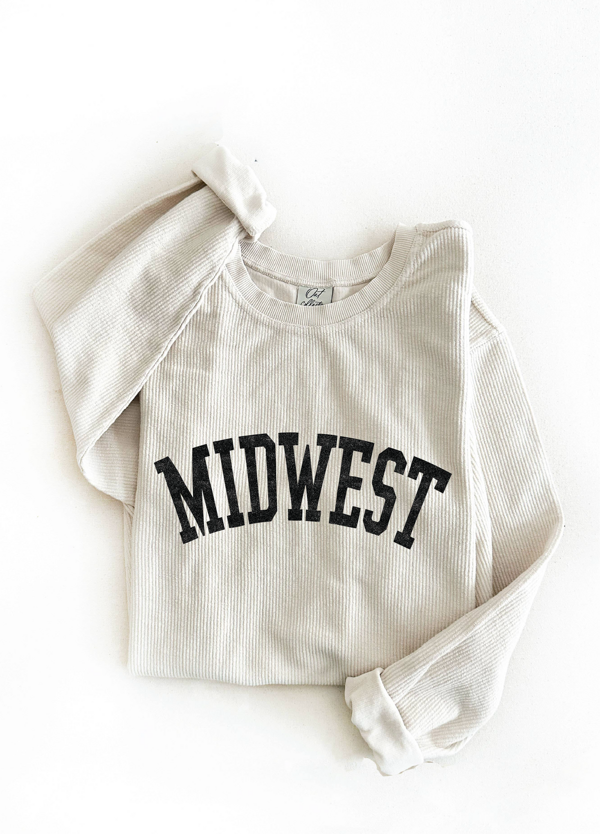 MIDWEST Thermal Vintage Pullover: Dusty Vanilla