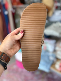 Very G Iris Braided Mules – Beige Suede Slip-On Shoes with Frayed Edge Detail