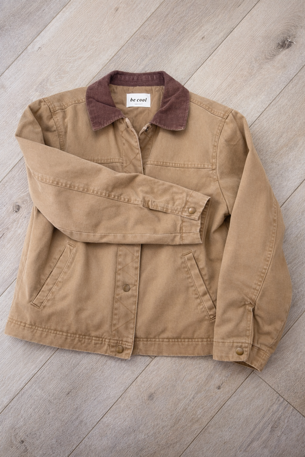 Be Cool Chore Jacket: Taupe