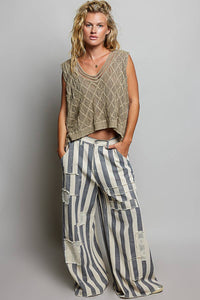 The Marlowe Crochet Tank: Taupe