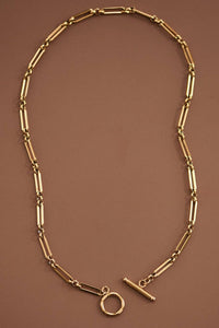 The Hawthorne Layered Paperclip Chain Necklace – 18K Gold Plated Waterproof Stainless Steel Necklace