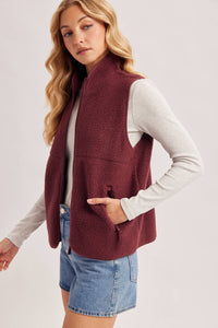 Weekend Plans Sherpa Vest