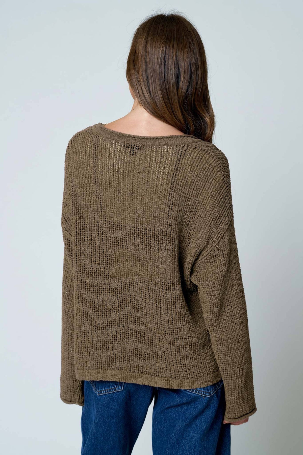 Barely There Sheer Knit Sweater
