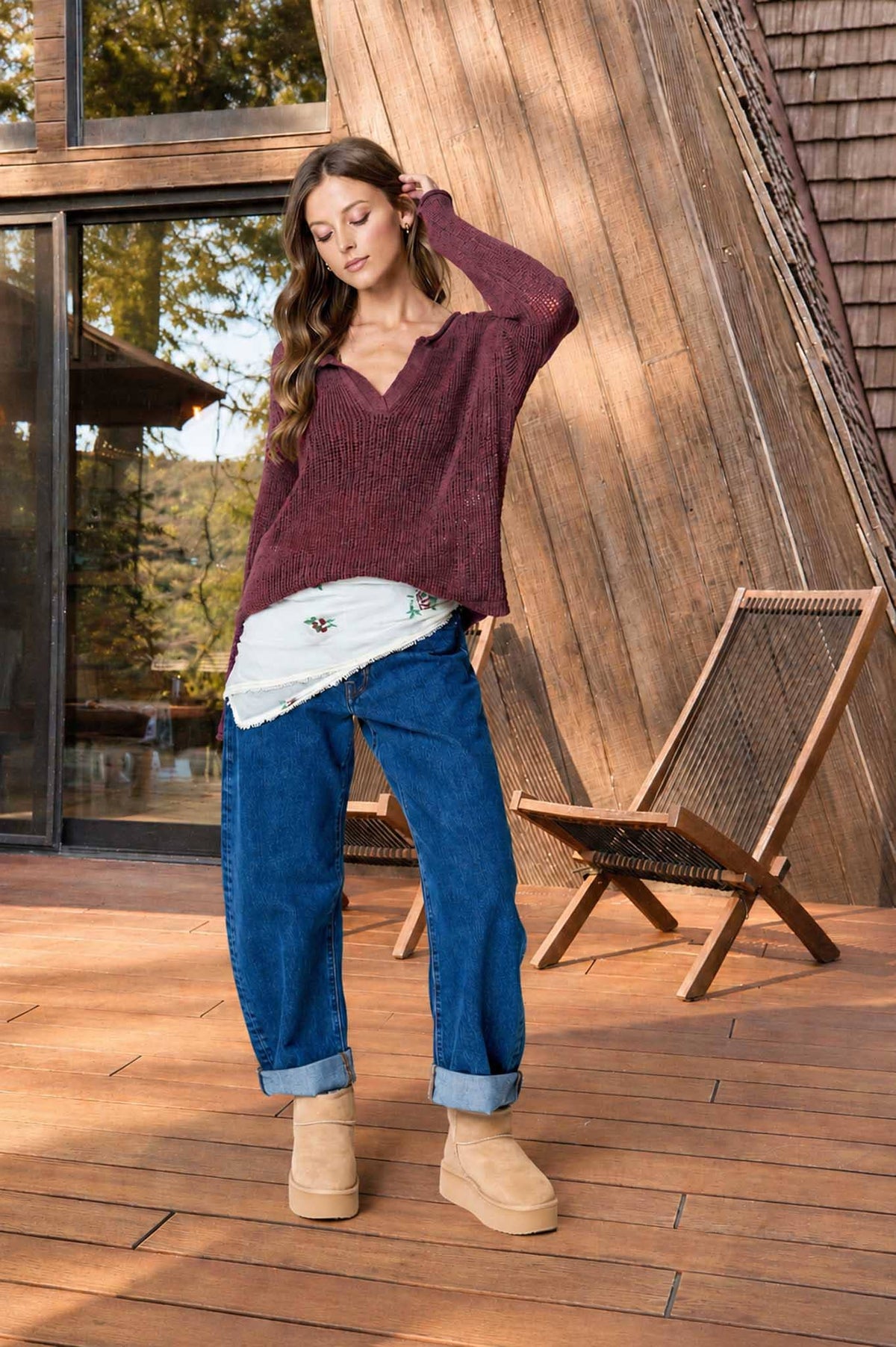 Barely There Sheer Knit Sweater