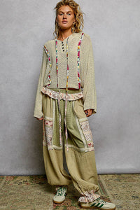 Rosalie Cropped Hooded Knit Sweater – Lightweight Long Sleeve Textured Hoodie Top for Women