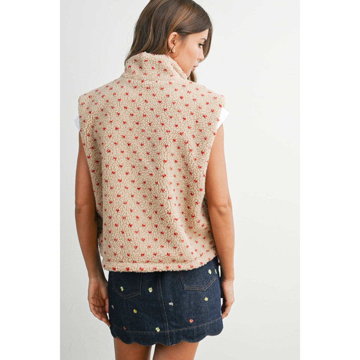 Juniper Lane Floral Fleece Vest