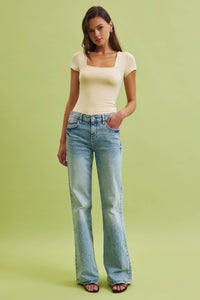 Emma Essential Square Neck Tee