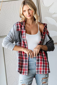 Holiday Spirit Plaid Shacket