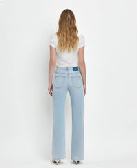 Vervet by Flying Monkey Leslie 90s Vintage Super High Rise Flare Jeans: Light Wash