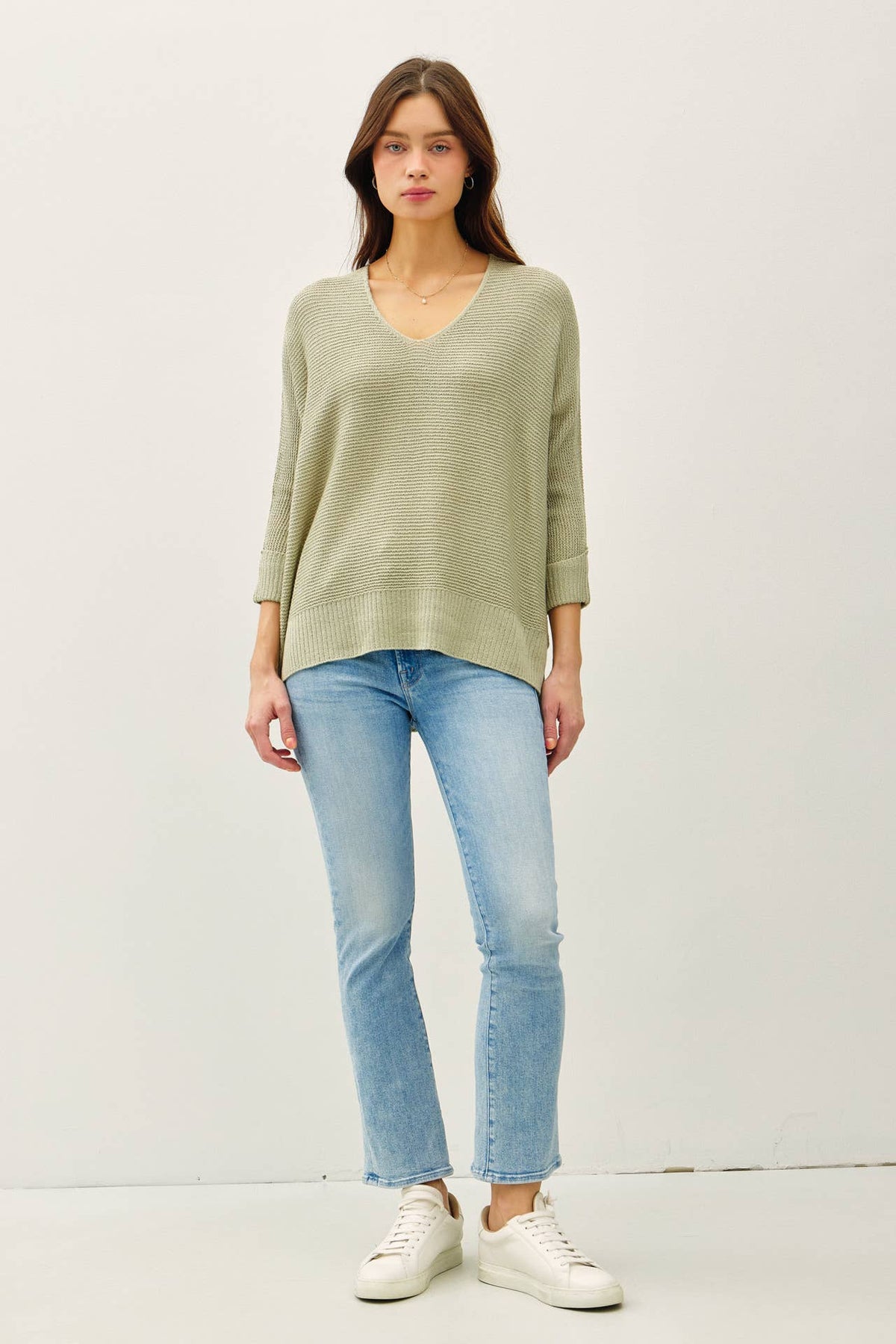 The Ethel Sweater: Sage