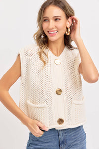 Golden Hour Sweater Vest