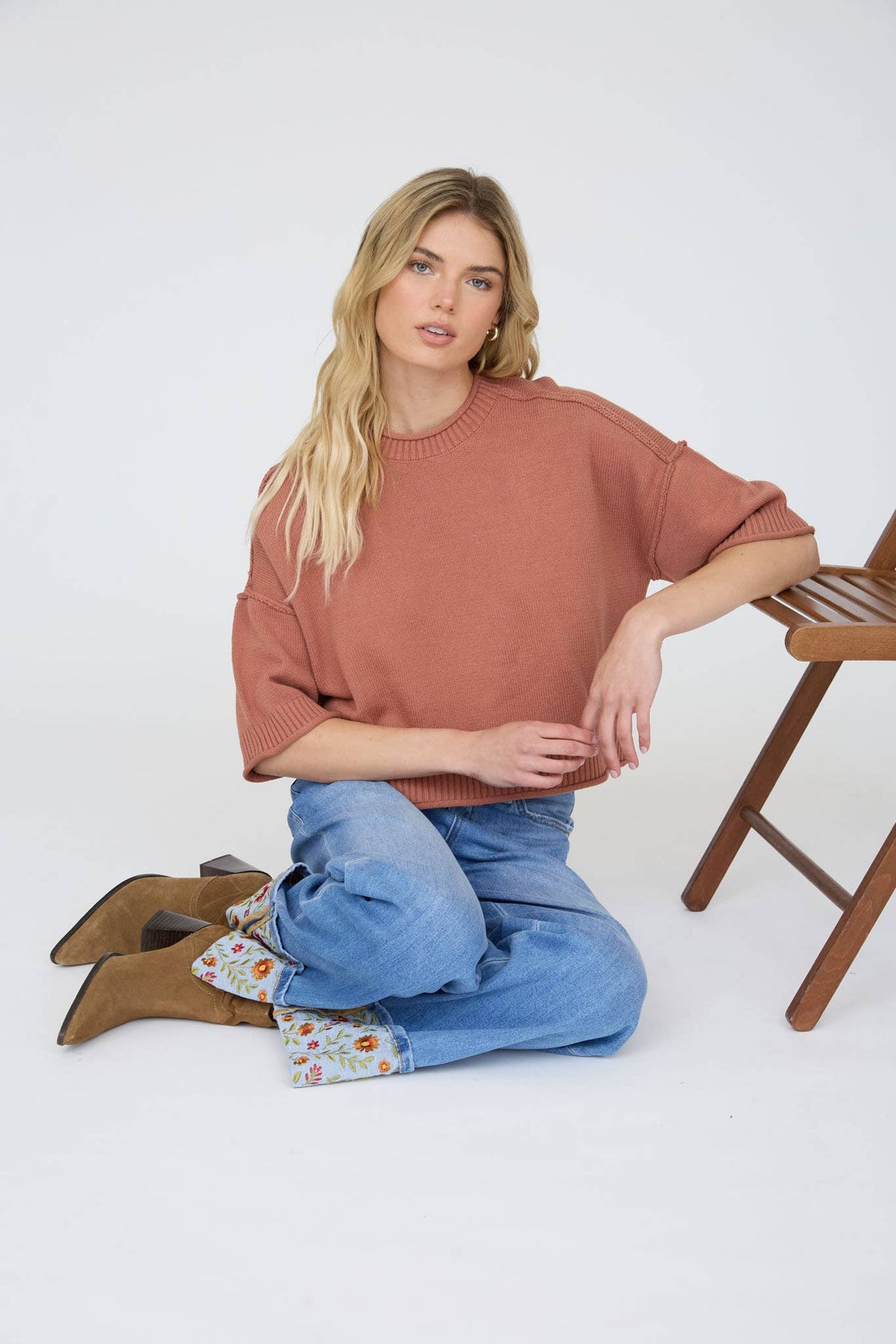 The Emery Relaxed Knit Sweater