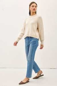 The Bristol Ribbed Knit Sweater – Relaxed Everyday Essential Sweater