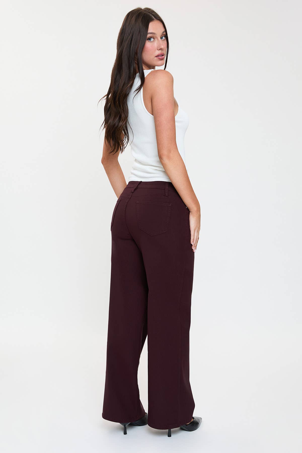 Josie Hyperstretch High Rise Wide Leg Jeans –  Forever Color Denim