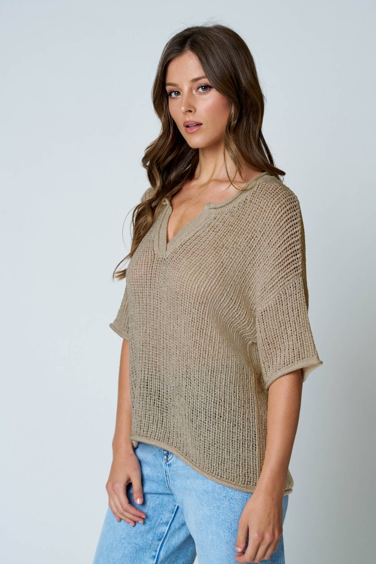 Breezy Crochet Sweater Top