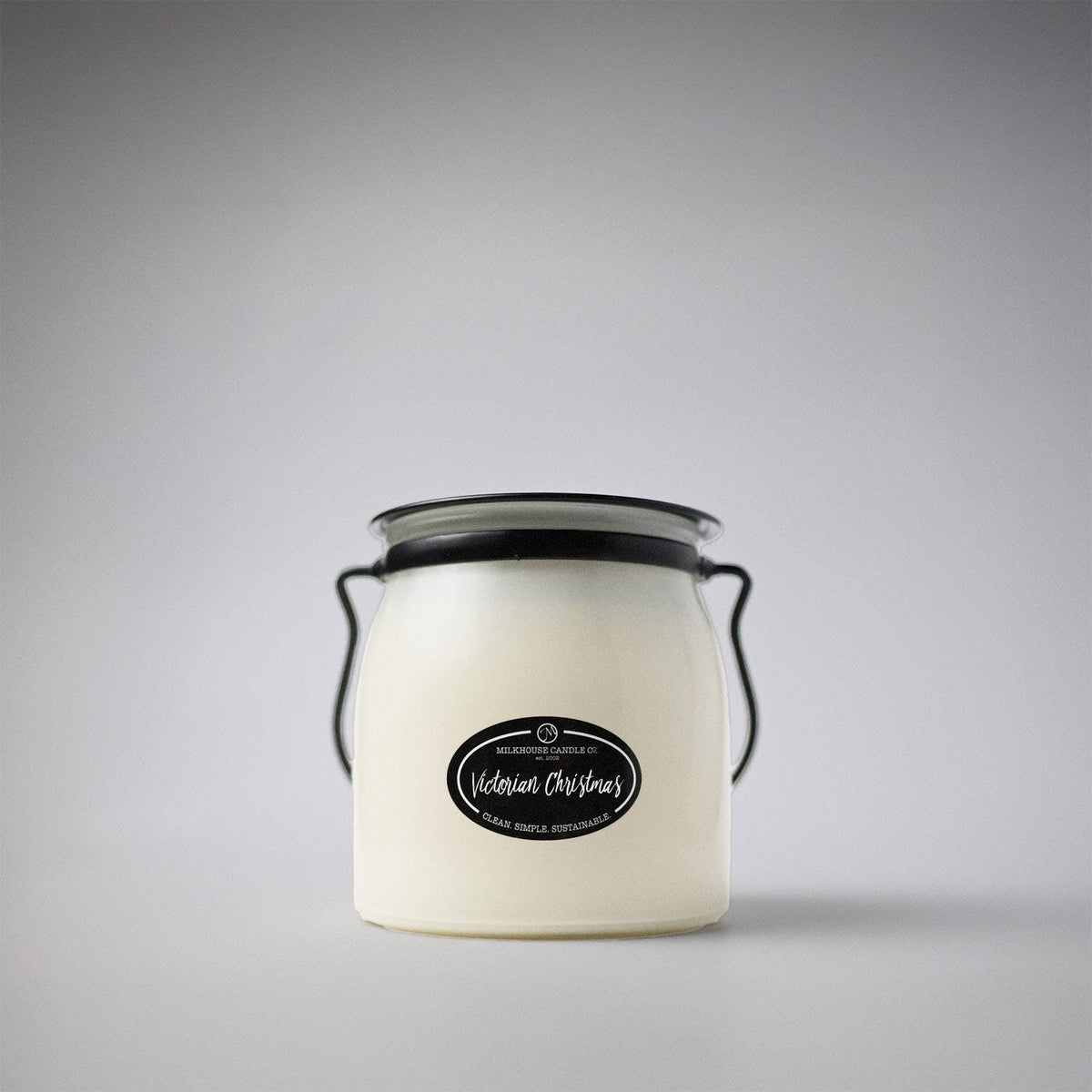 16 oz Butter Jar Candle: Victorian Christmas