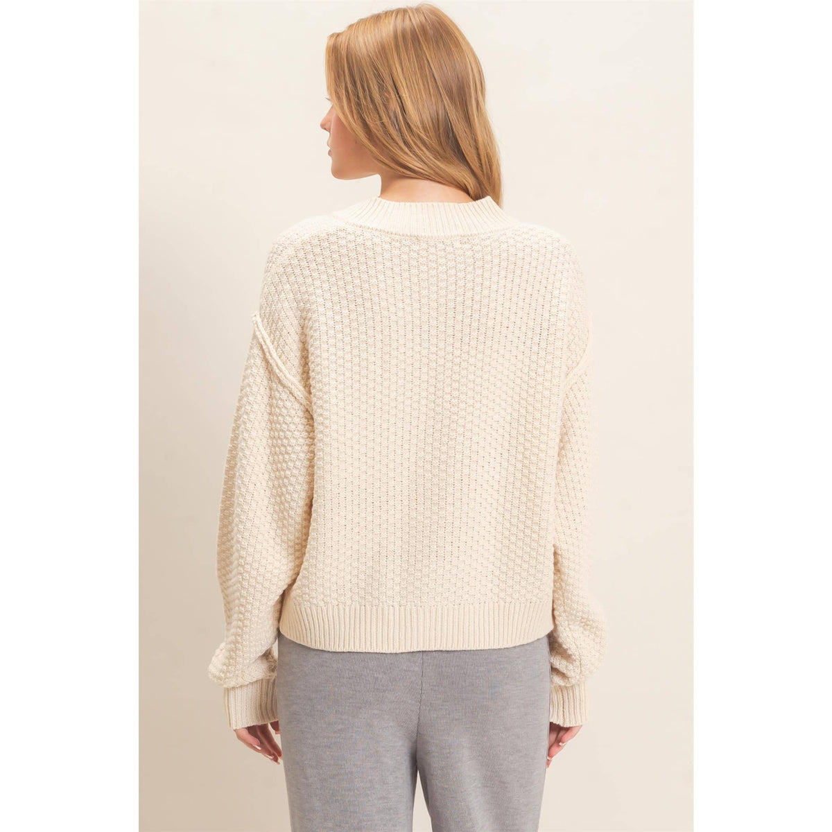 Come As You Are Textured Cardigan