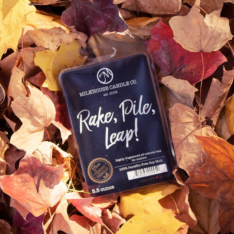 5.5 oz Wax Melts: Rake, Pile, Leap!