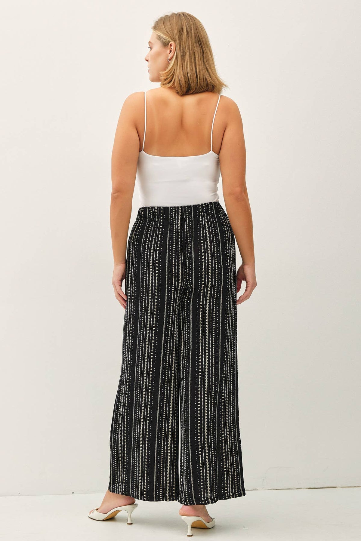 The Josette Printed Wide Leg Pants – Plus Size Boho Flow with Everyday Comfort