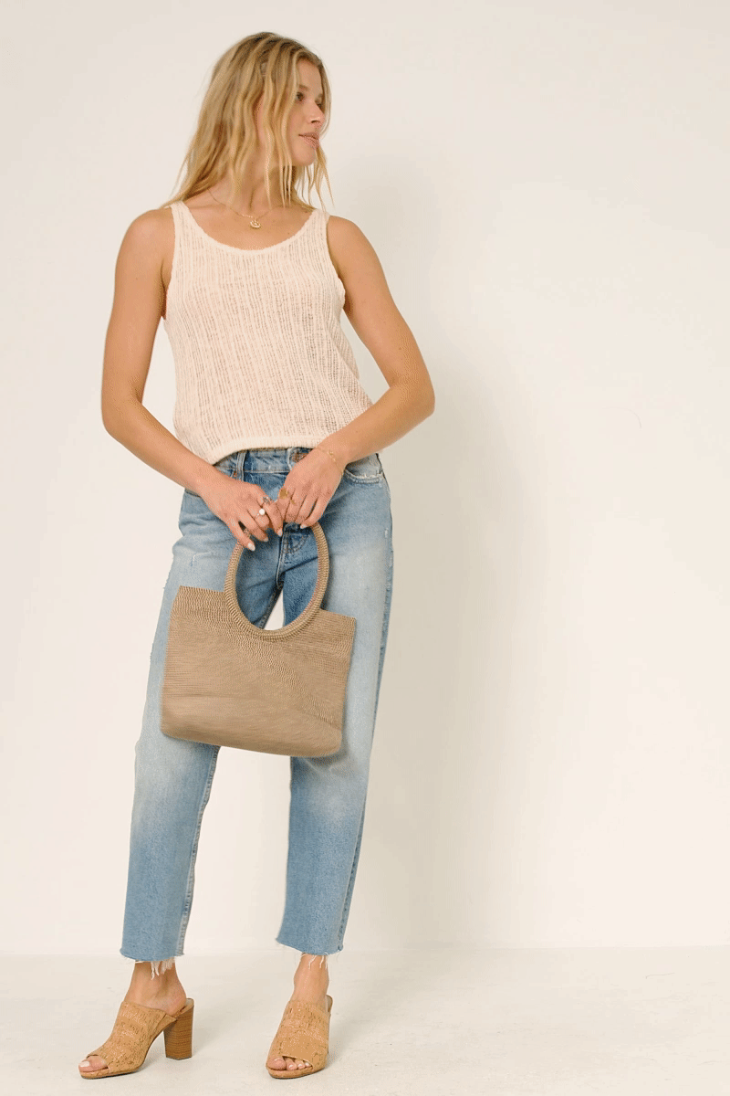 The Golden Hour Button Back Tank
