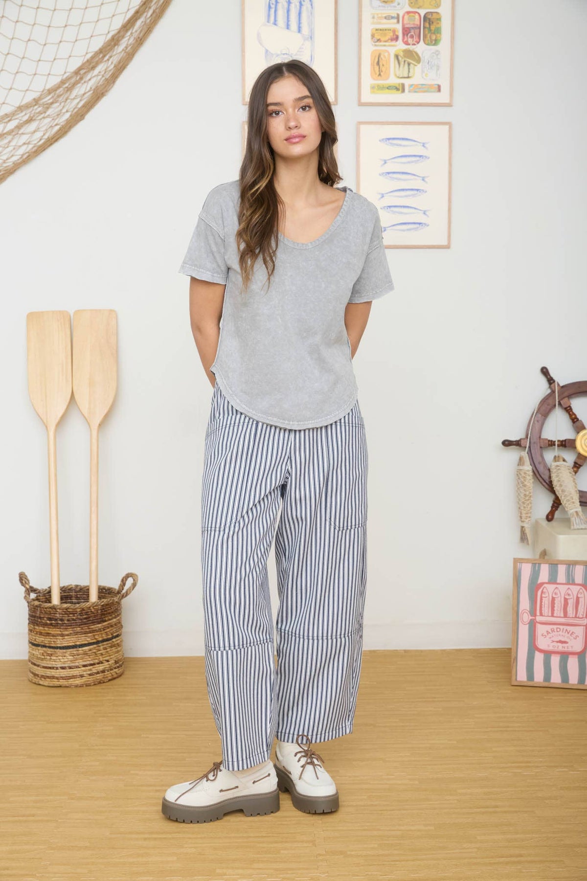 Everyday Vintage Wash Scoop Neck Tee