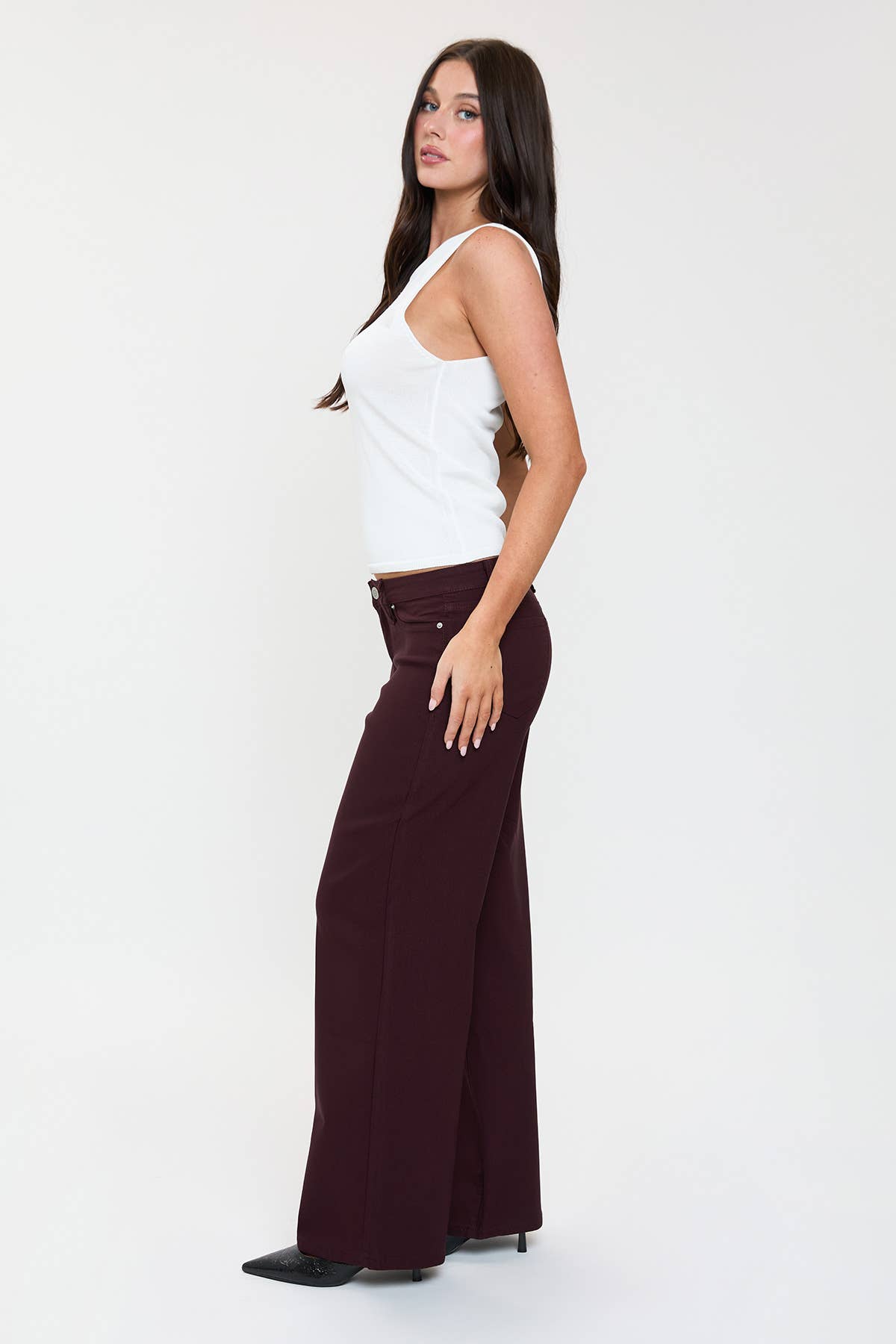 Josie Hyperstretch High Rise Wide Leg Jeans –  Forever Color Denim