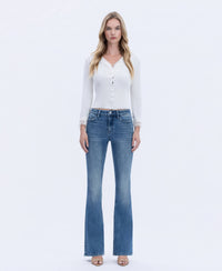 HIGH RISE FULL LENGTH BOOTCUT JEANS LV1985: NEATNESS / 25