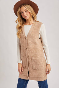 The Layering Plan Teddy Vest: Latte