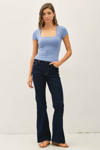 Emma Essential Square Neck Tee