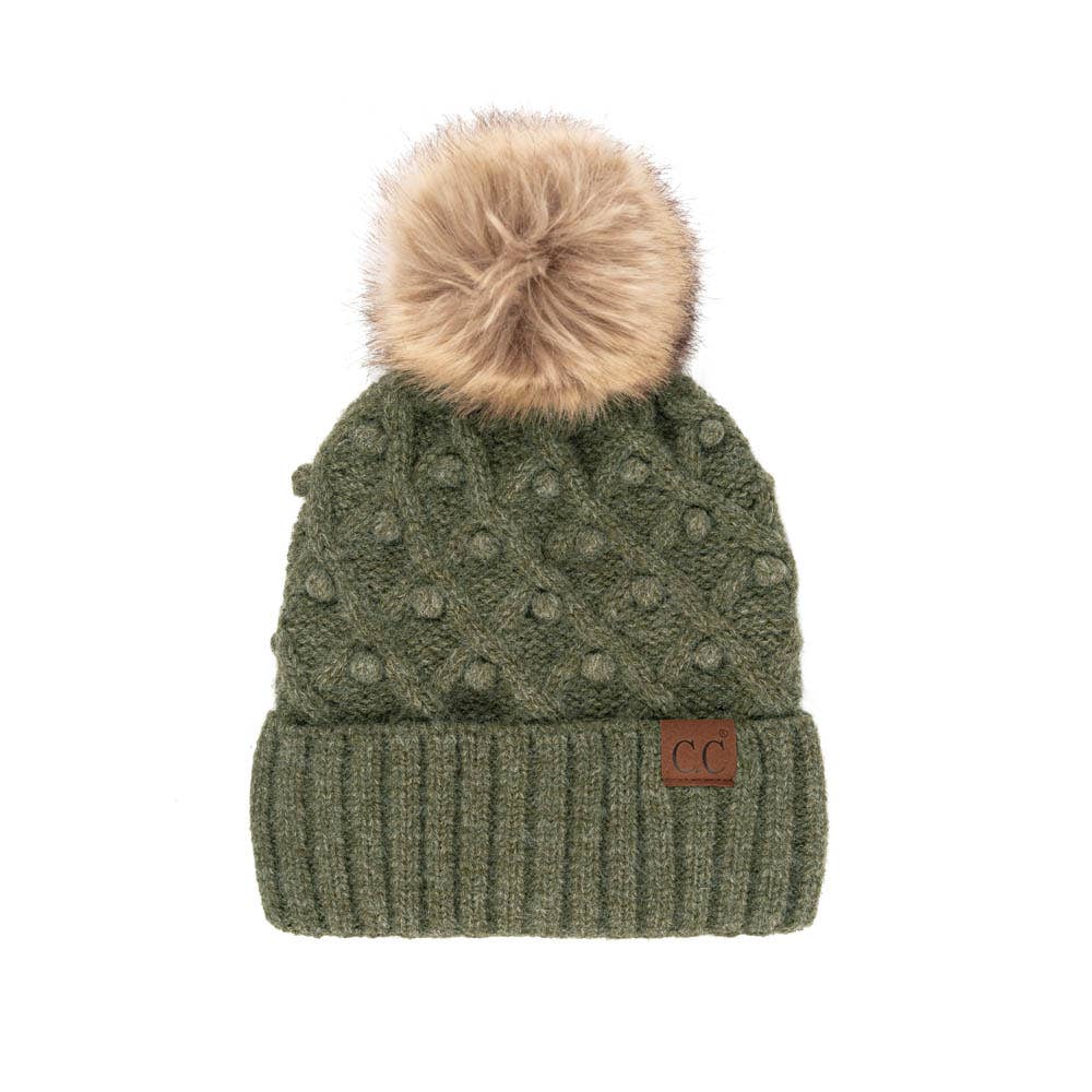 C.C Bobble Beanie Hat