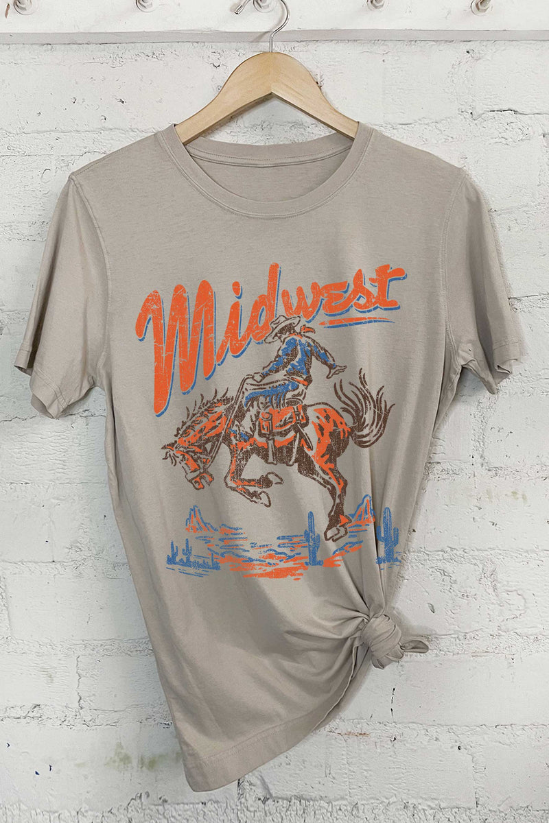 Rodeo Days Midwest Tee – Western Cowboy Graphic T-Shirt