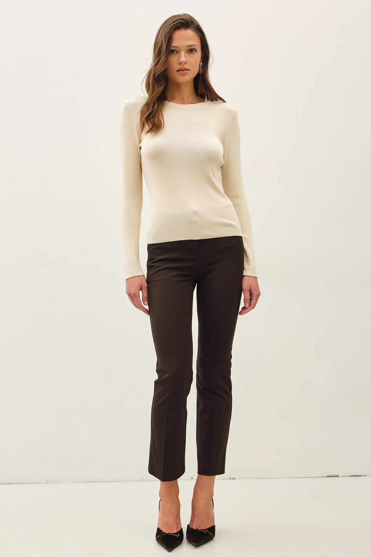 The Delaney Fine Ribbed Top